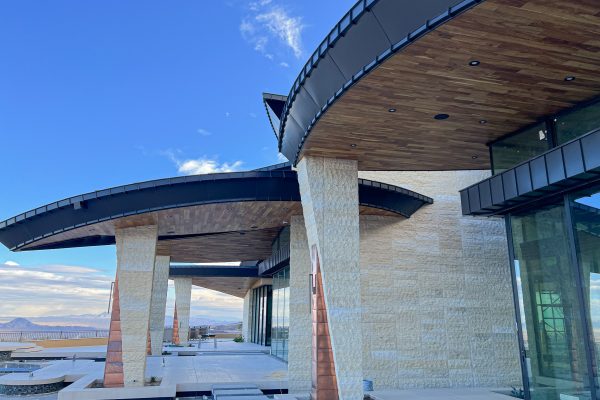 This building was fully veneered and finished by Hirschi Masonry. Hirschi Masonry of Las Vegas, Nevada