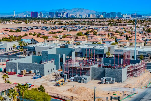 An outside view of the Grace Presbyterian Church in Las Vegas and the work Hirschi Masonry has done on it.