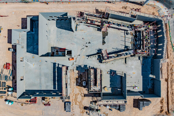 Looking over the work Hirschi Masonry has done on the Grace Presbyterian Church in Las Vegas, NV.