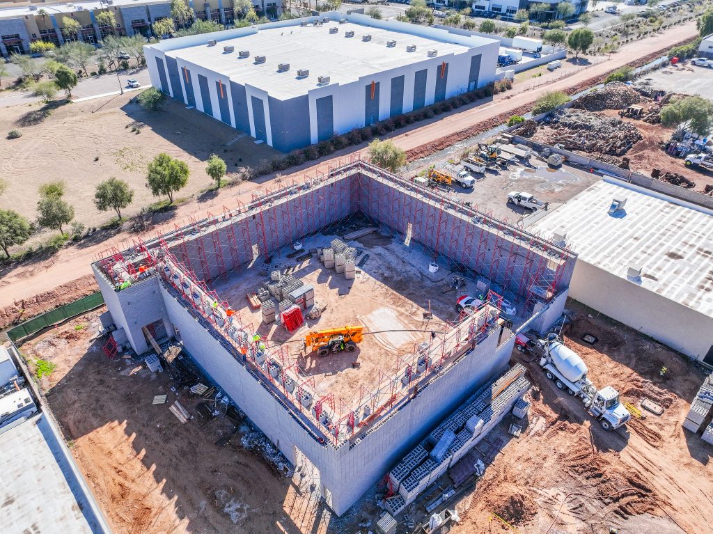 Hirschi Masonry of Las Vegas, Nevada, building brick building in it.